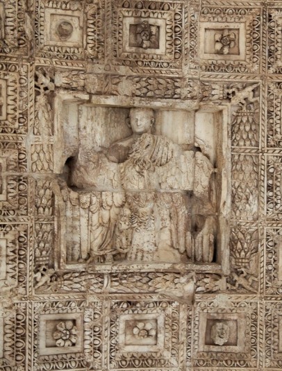 Figure 3: apotheosis of Titus, arch of Titus, Rome, ca. 82.