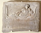 Funerary stele for Aurelia Artemis, 3rd-4th c CE, Egypt
